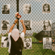 Locals install flowers and 187 portraits of Black people who died at the hands of police or while fighting racial injustices.